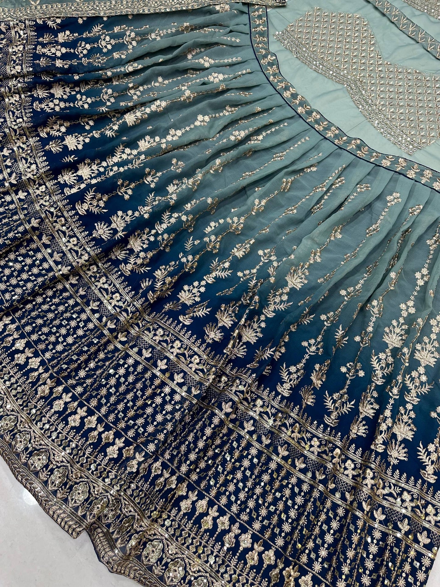 Royal Charm β Faux Georgette Designer Lehenga β¨ππβ¨