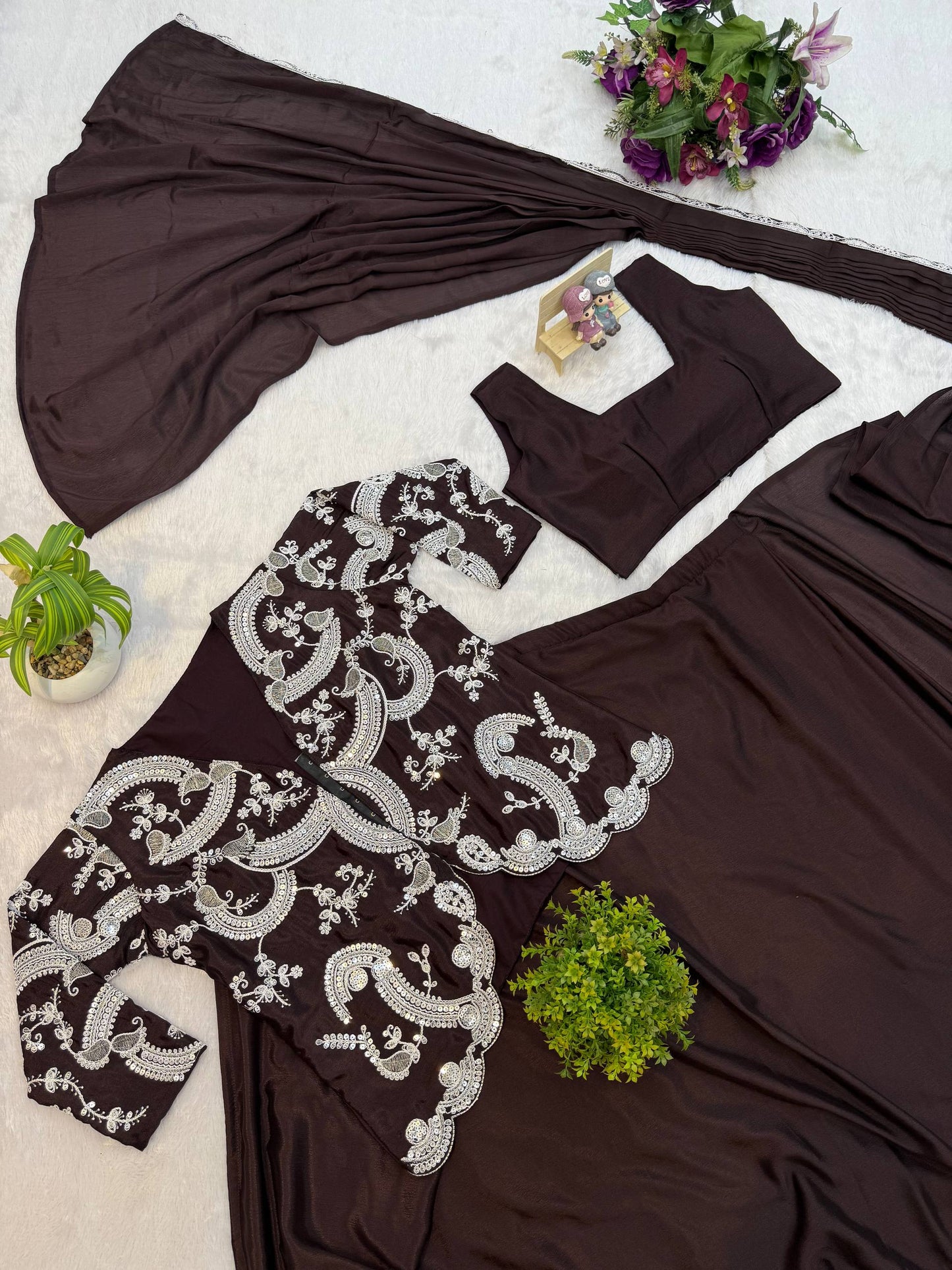 Super Stylish Ready-to-Wear Drape Saree-ST-1135๐๐