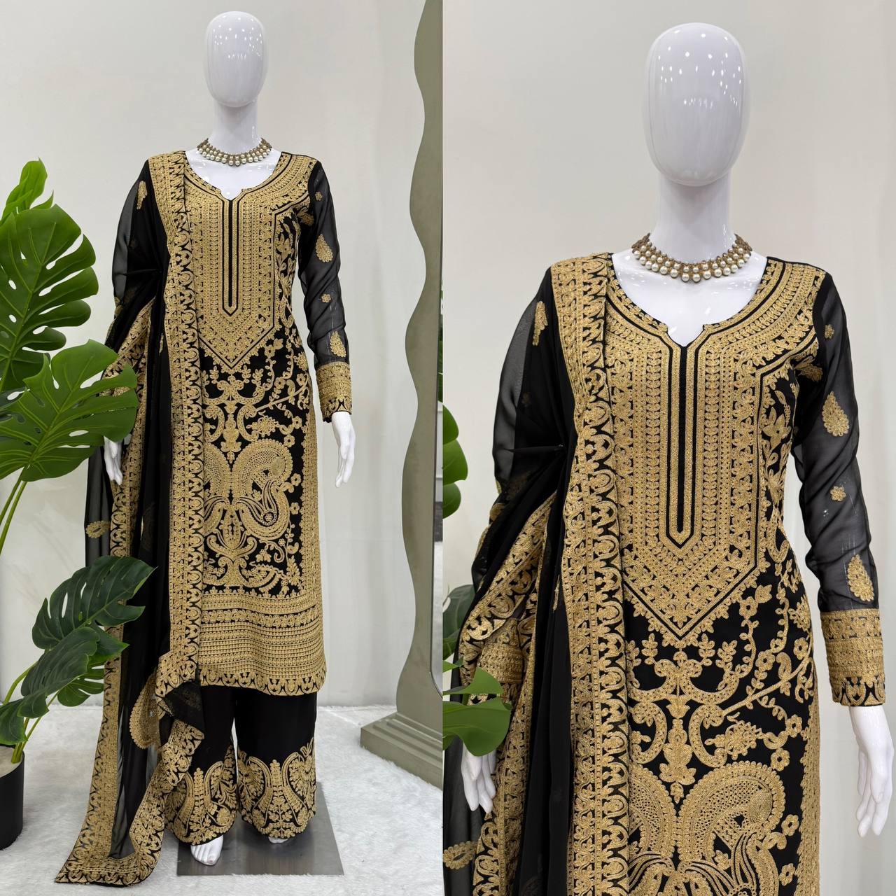 🌺 Chinese stich Georgette Suit – Effortless Elegance with Modern Grace