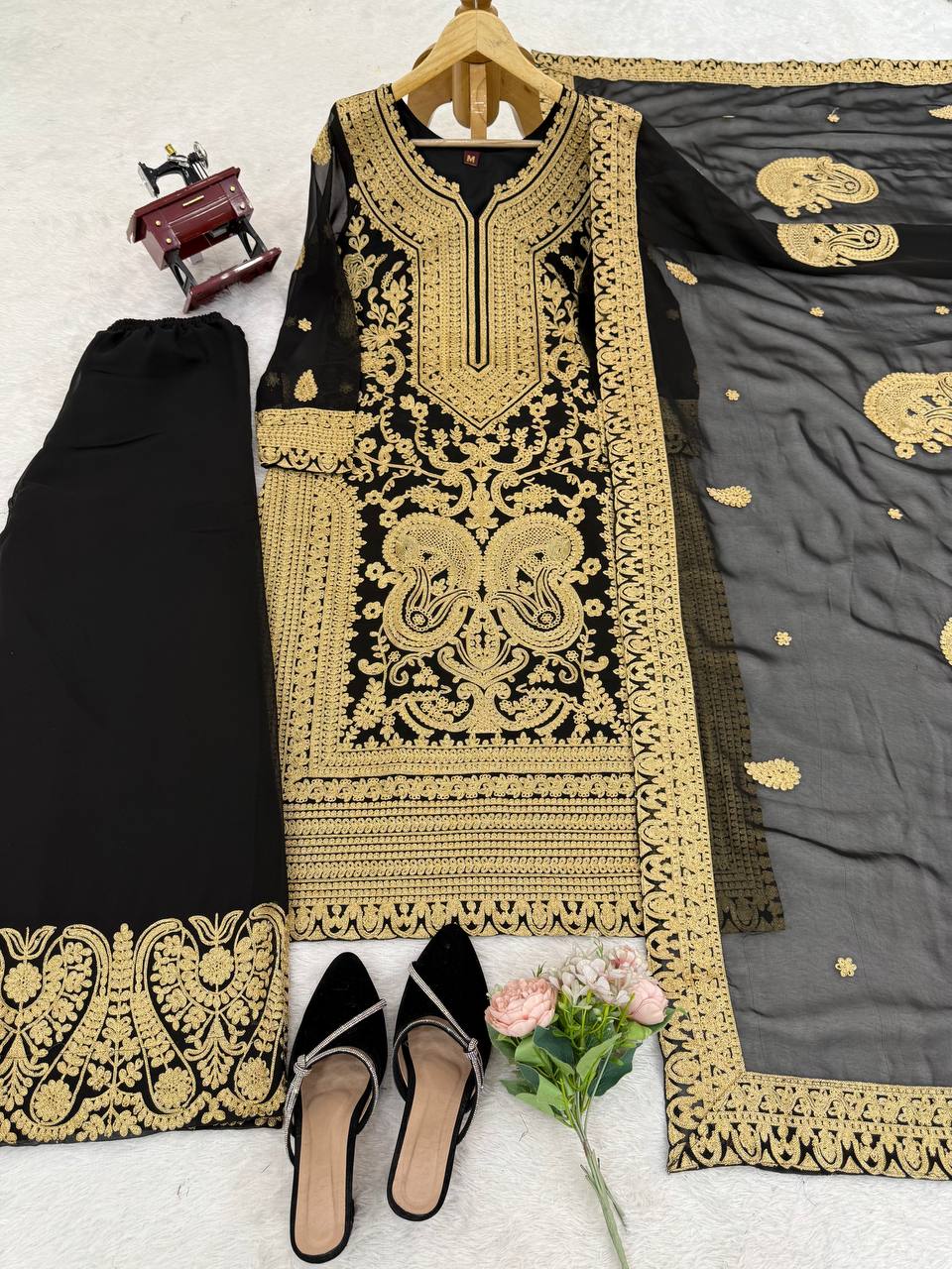 🌺 Chinese stich Georgette Suit – Effortless Elegance with Modern Grace