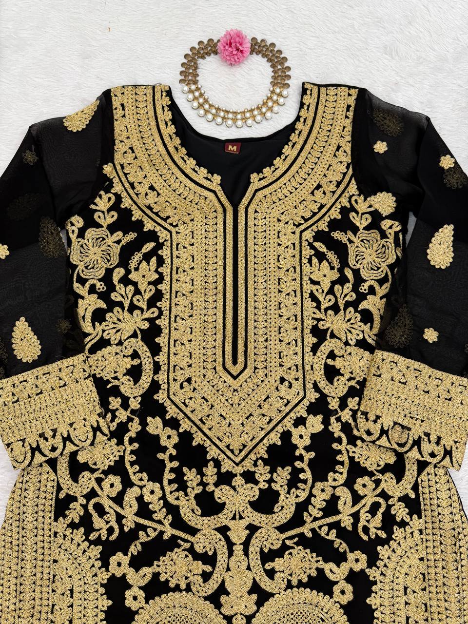 🌺 Chinese stich Georgette Suit – Effortless Elegance with Modern Grace
