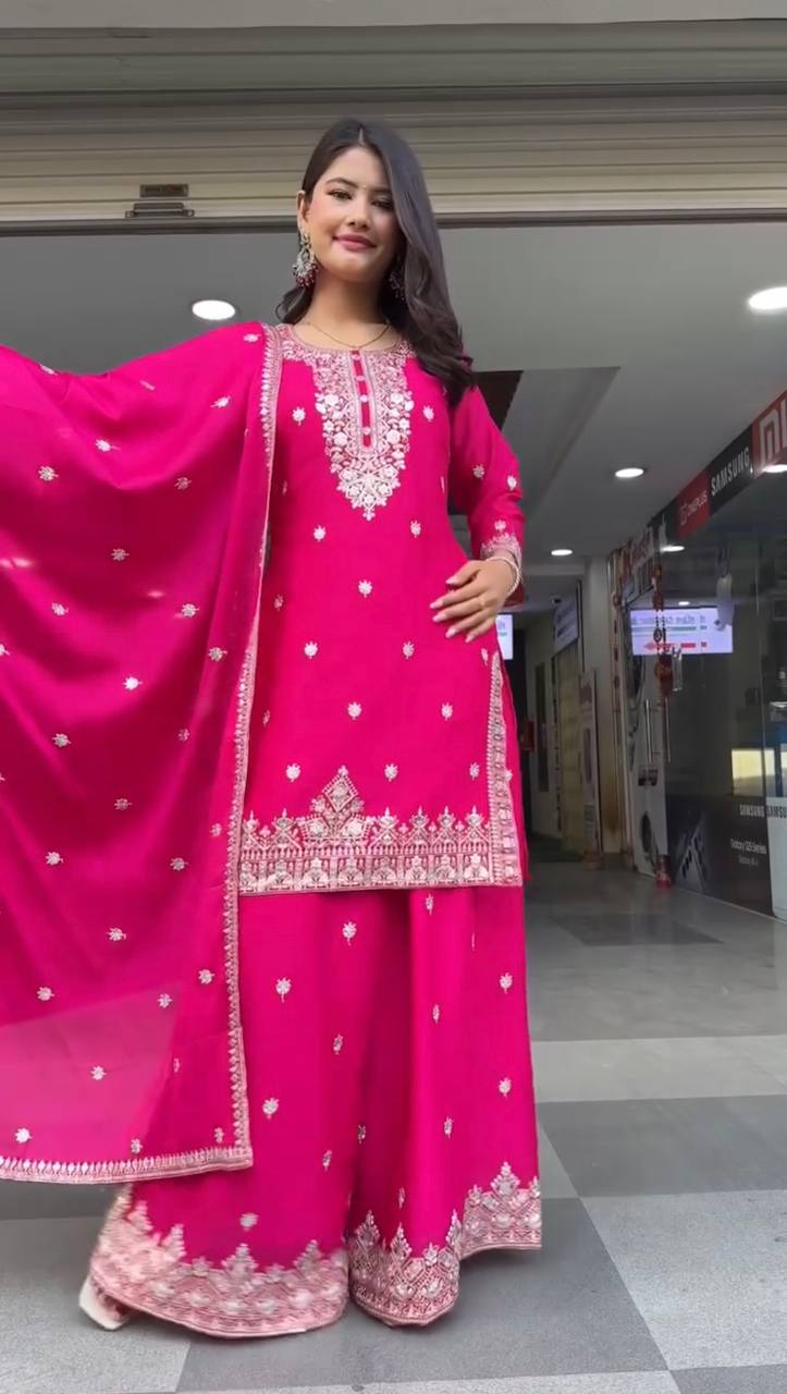 ✨ Elegant Faux Georgette Suit Set ✨