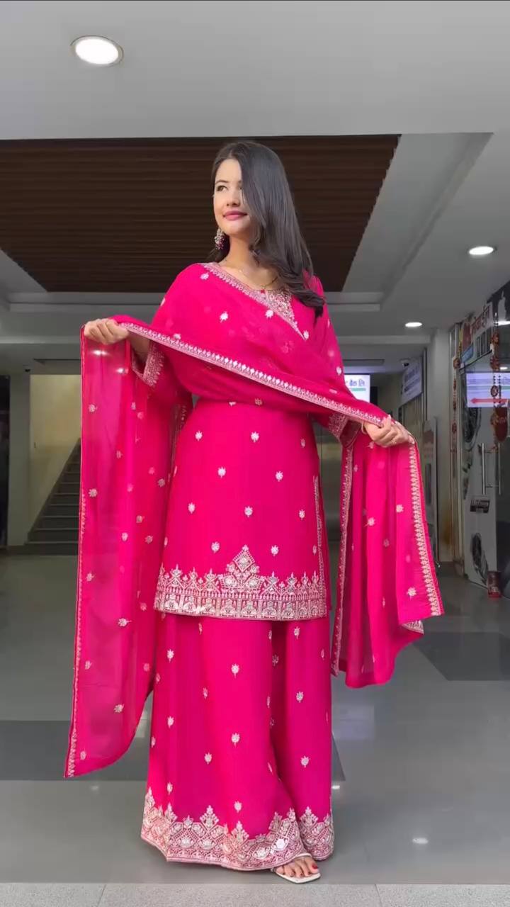 ✨ Elegant Faux Georgette Suit Set ✨
