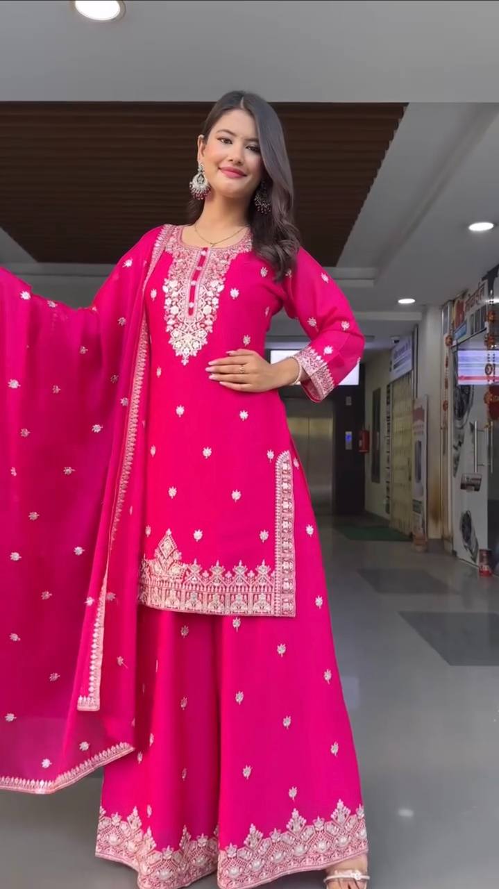✨ Elegant Faux Georgette Suit Set ✨