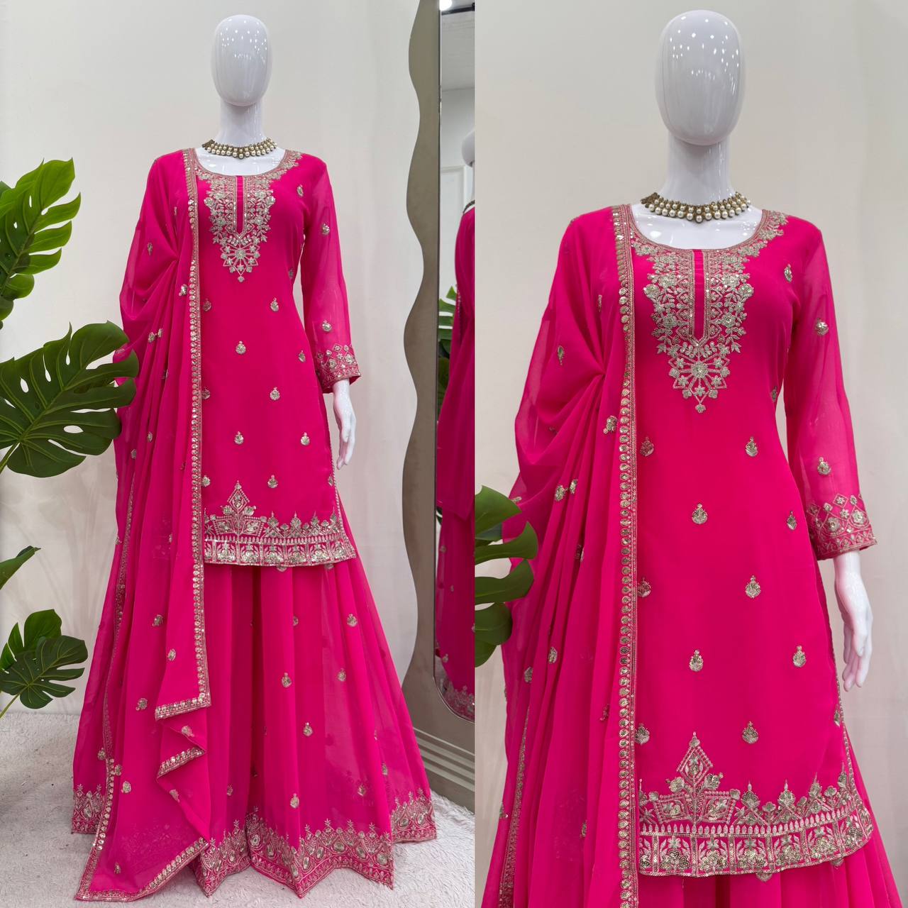 ✨ Elegant Faux Georgette Suit Set ✨