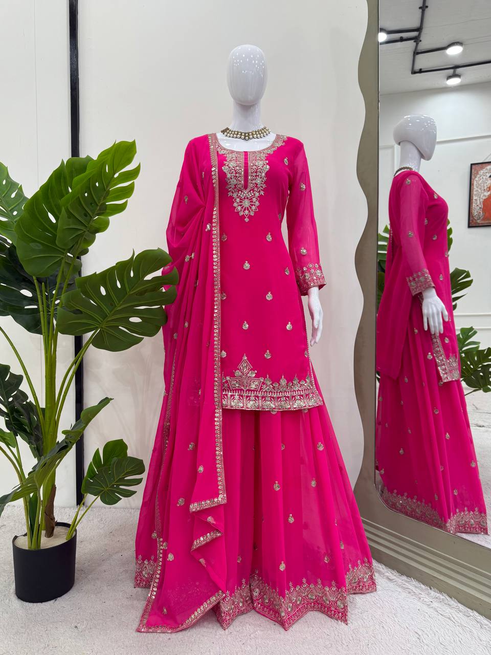 ✨ Elegant Faux Georgette Suit Set ✨
