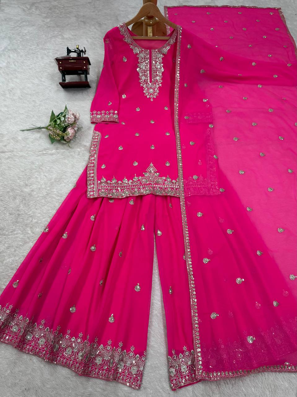 ✨ Elegant Faux Georgette Suit Set ✨