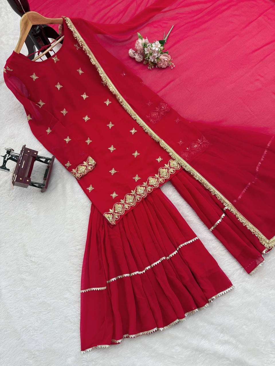 ✨ Grace in Every Thread: Premium 3-Piece Ethnic Set for Effortless Elegance