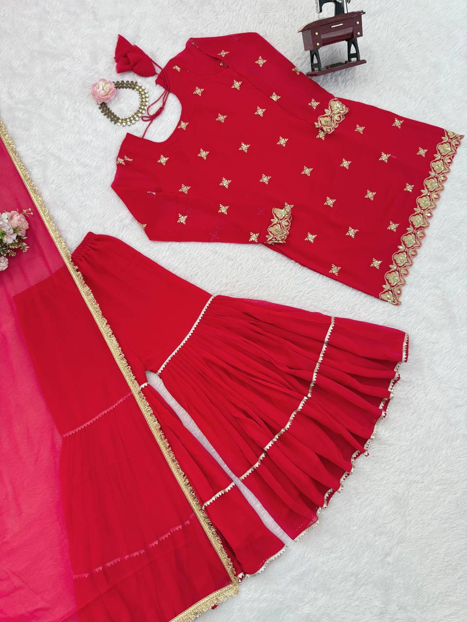 ✨ Grace in Every Thread: Premium 3-Piece Ethnic Set for Effortless Elegance