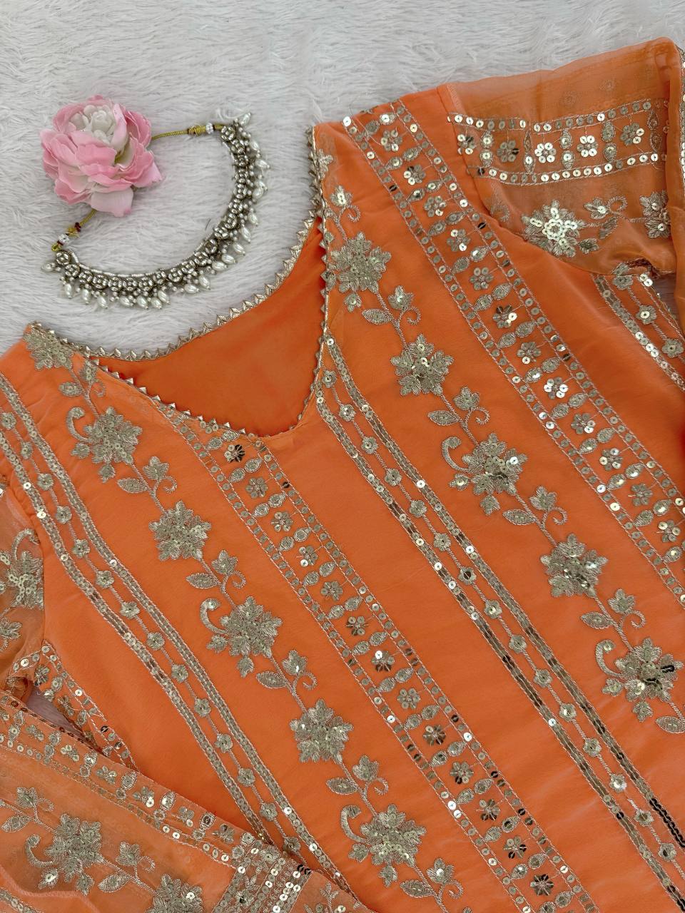 šø Effortless Elegance ā 3-Piece Sharara Set šø