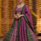 Regal Radiance – Chinon Silk Designer Lehenga-DVD-5147 ✨💜💜✨
