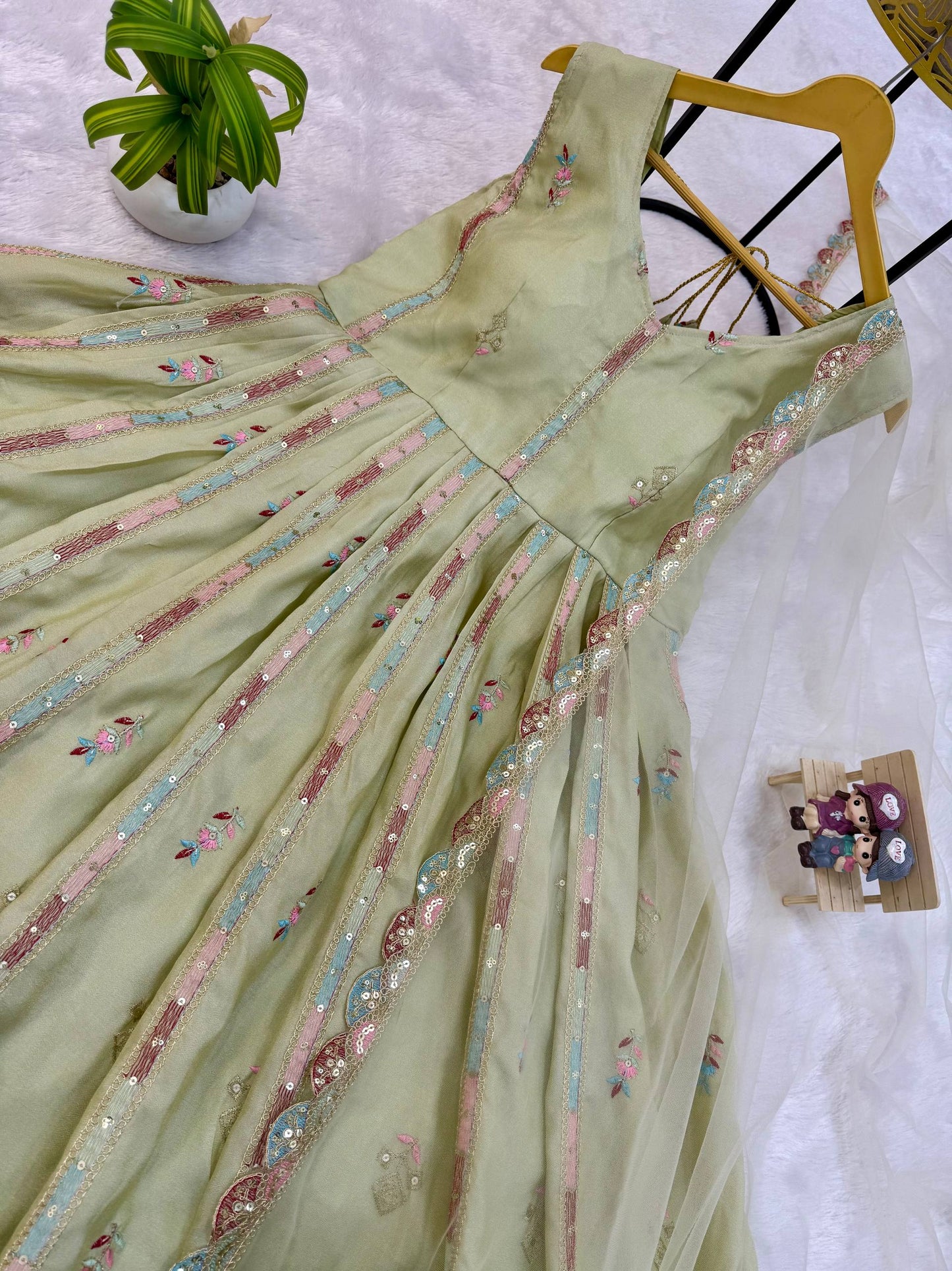 FULL FLAIR DESIGNER GOWN SET-ST-1120✨