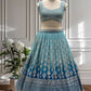 Royal Charm – Faux Georgette Designer Lehenga ✨💙💙✨
