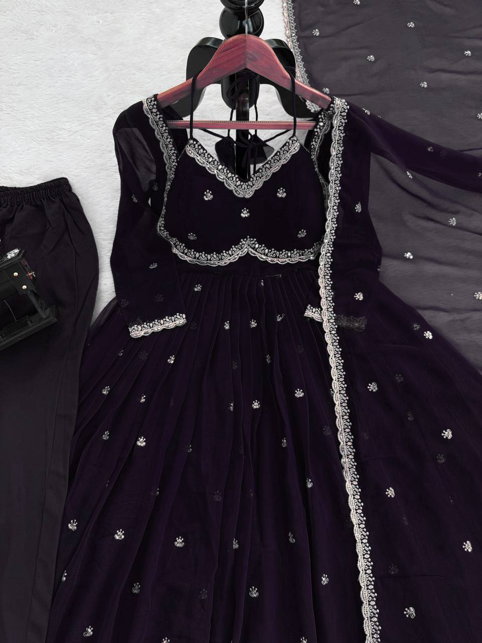 🌸 Effortless Elegance – 3-Piece Anarkali Set - RTC - 5924 🧚‍♀️👗