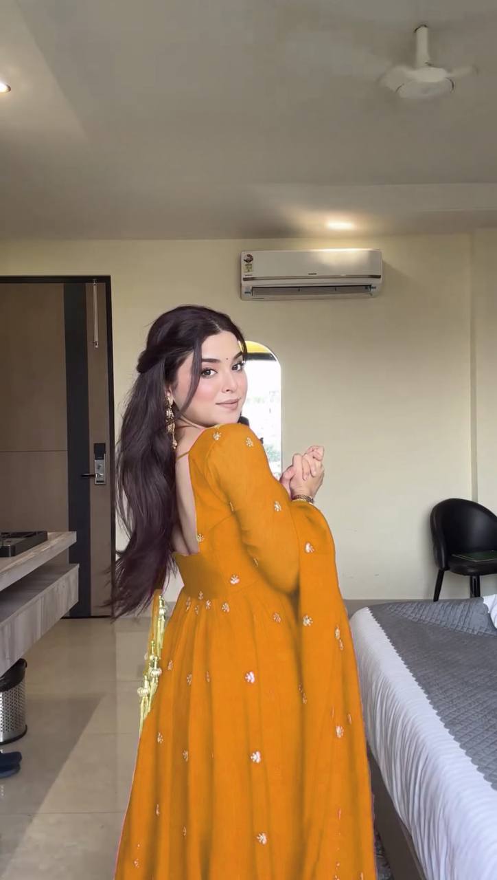 🌸 Effortless Elegance – 3-Piece Anarkali Set - RTC - 5924 🧚‍♀️👗