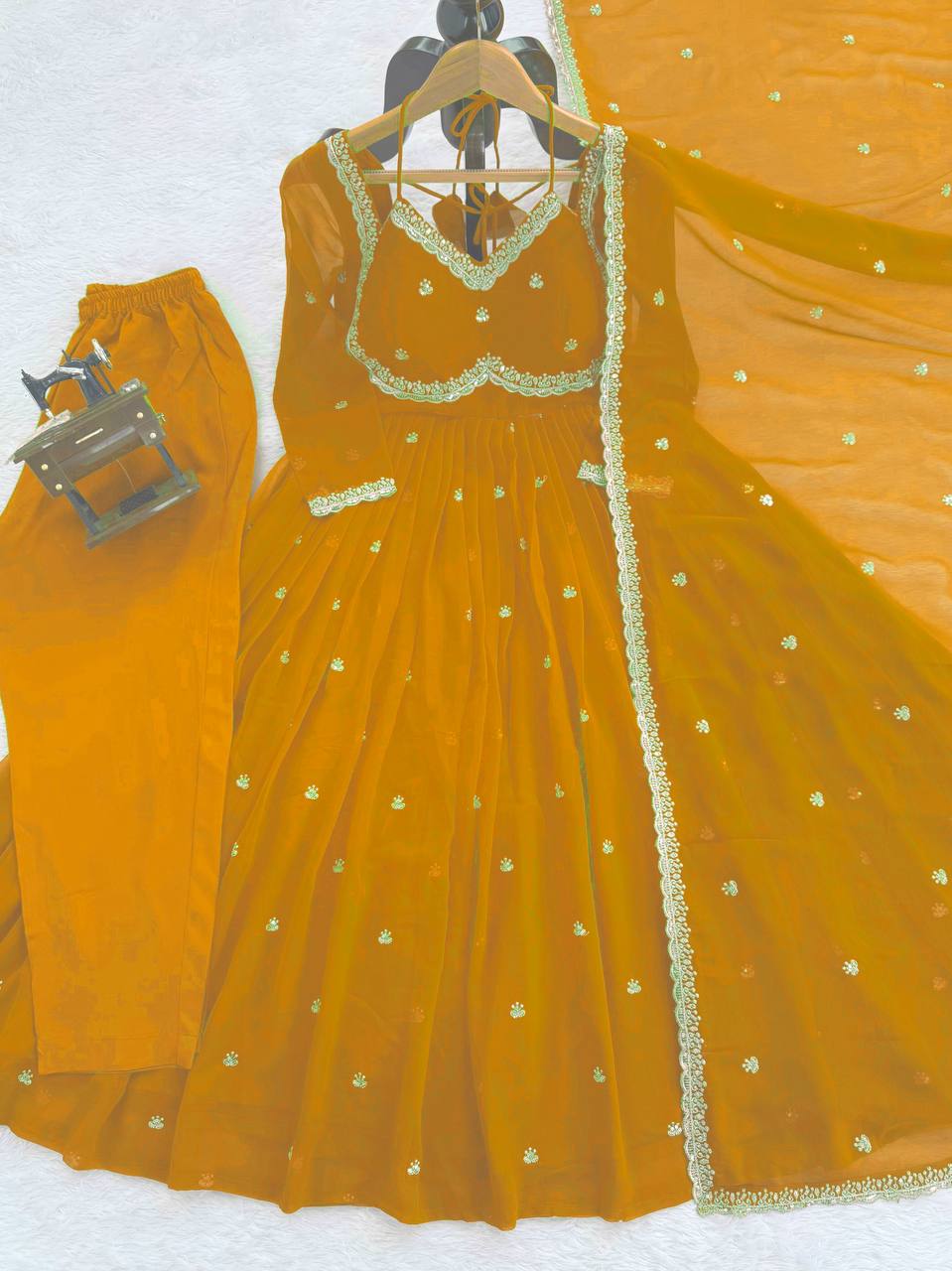 🌸 Effortless Elegance – 3-Piece Anarkali Set - RTC - 5924 🧚‍♀️👗