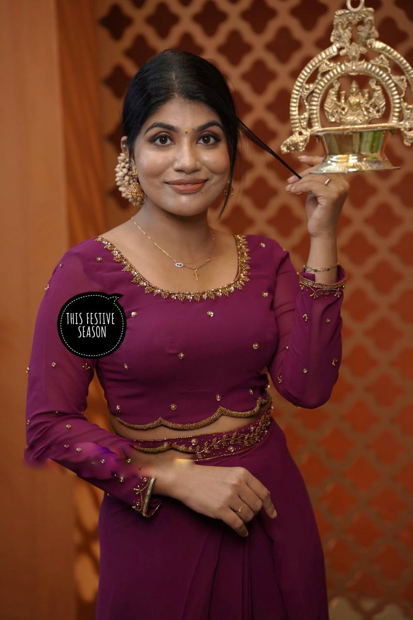 Lehenga • Blouse • Koti • Dupatta – All with Elegant Embroidery Work-ST-1121 .  🥻