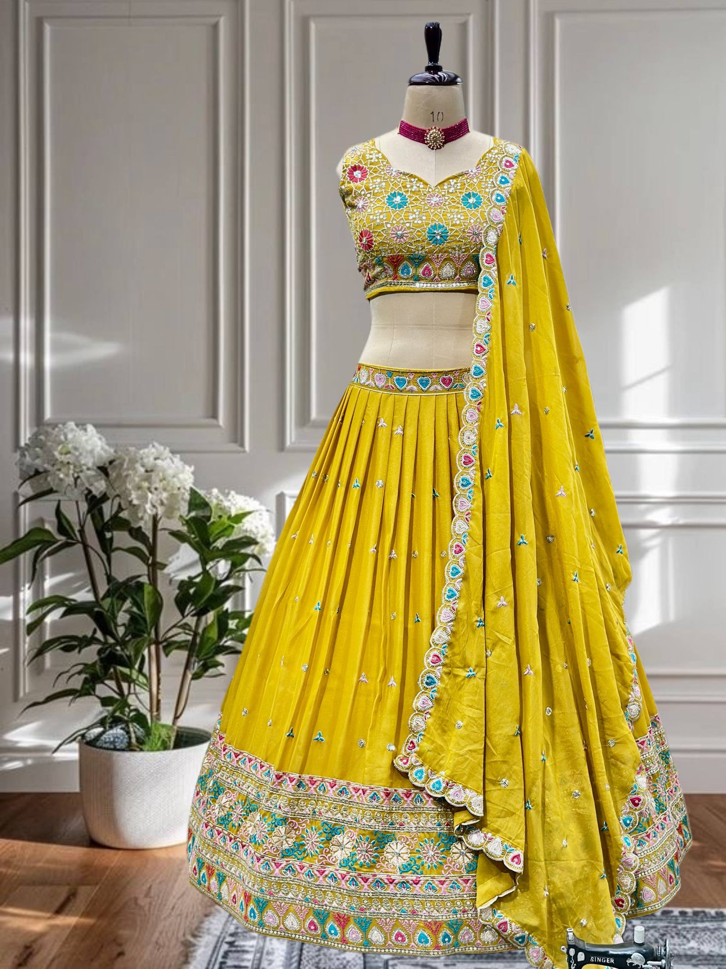 Sunshine Glow Designer Lehenga Choli ☀️☀️