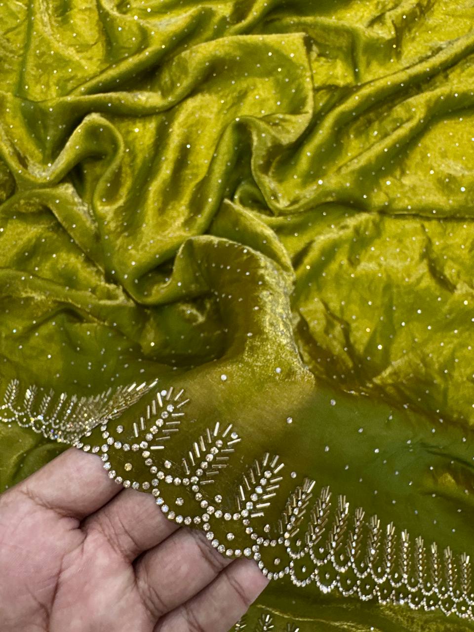 Sparkling Pink Space Silk Saree -NC - 5488💎 ✨