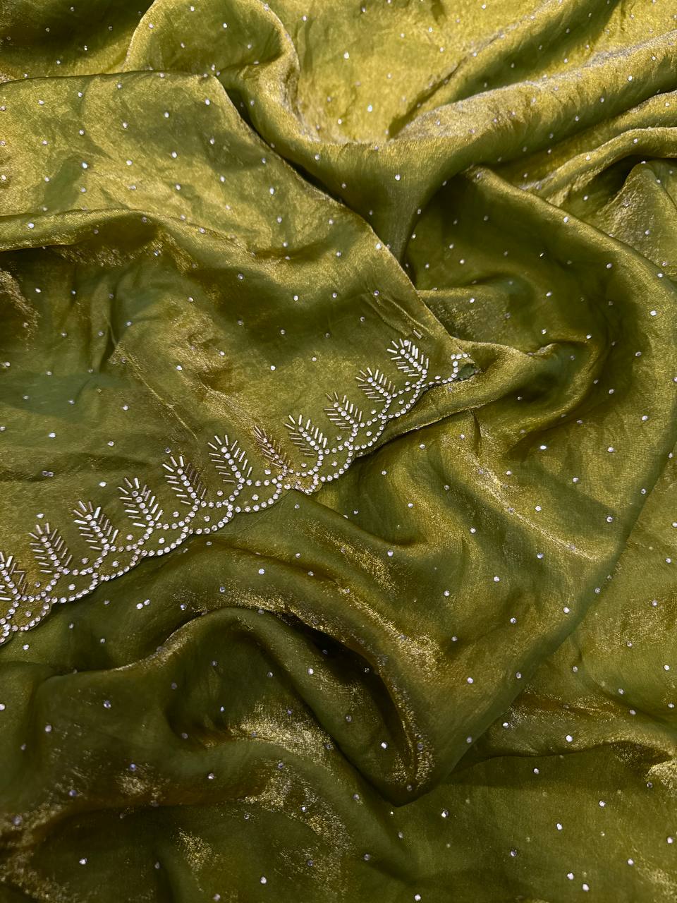 Sparkling Pink Space Silk Saree -NC - 5488💎 ✨