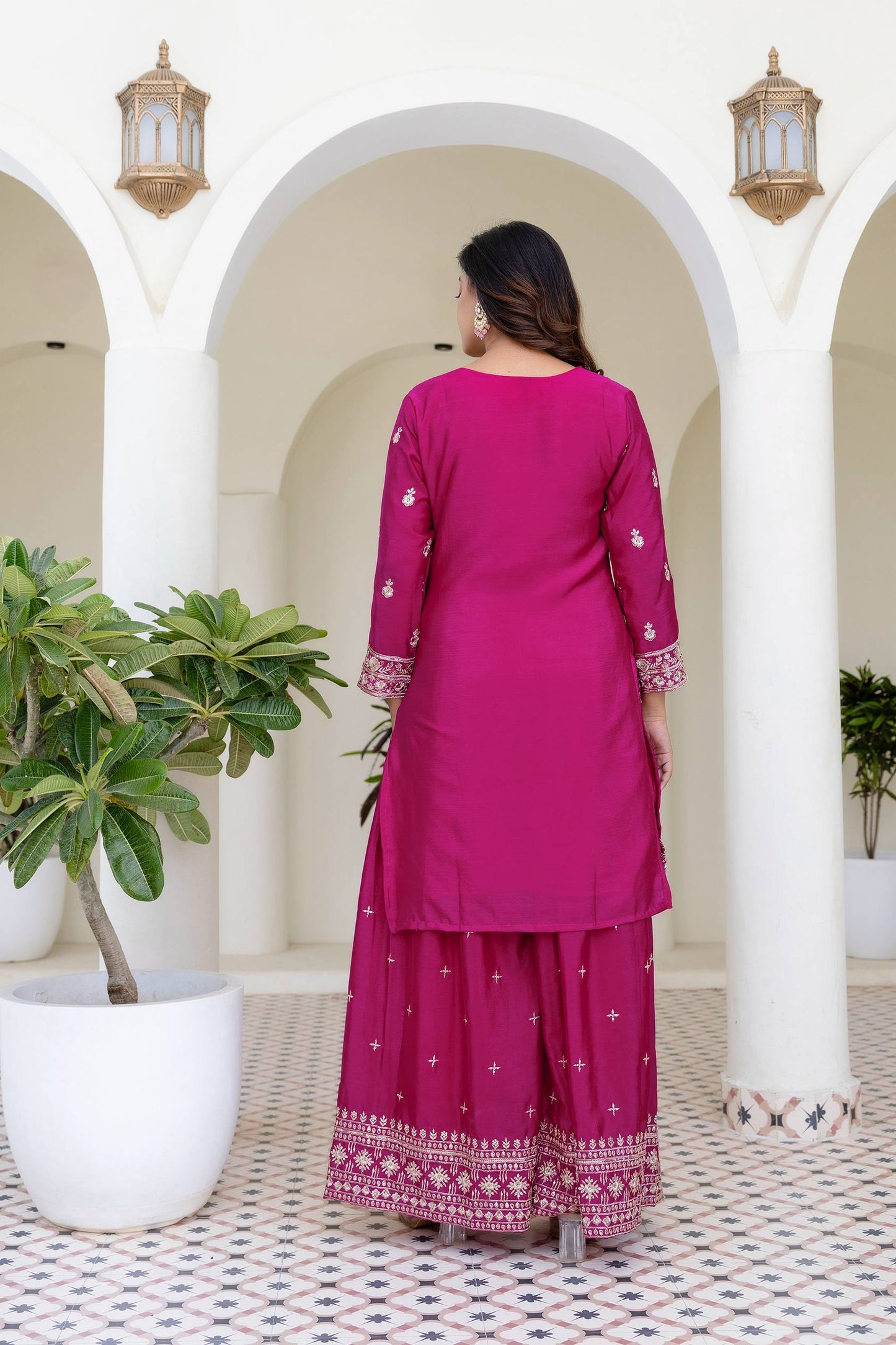 💫 Elegant Embroidery Luxe Suit Set-DVD-5128 💫