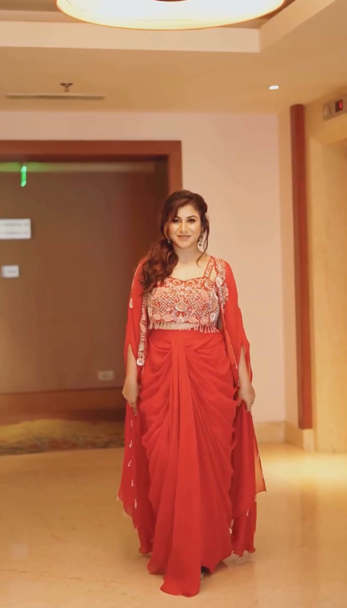 Superhit Indo-Western Designer Set with Full Embroidered Shrug-ST-1123 💃🔥