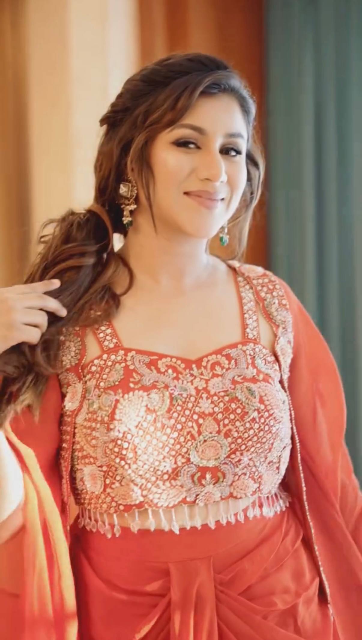 Superhit Indo-Western Designer Set with Full Embroidered Shrug-ST-1123 💃🔥