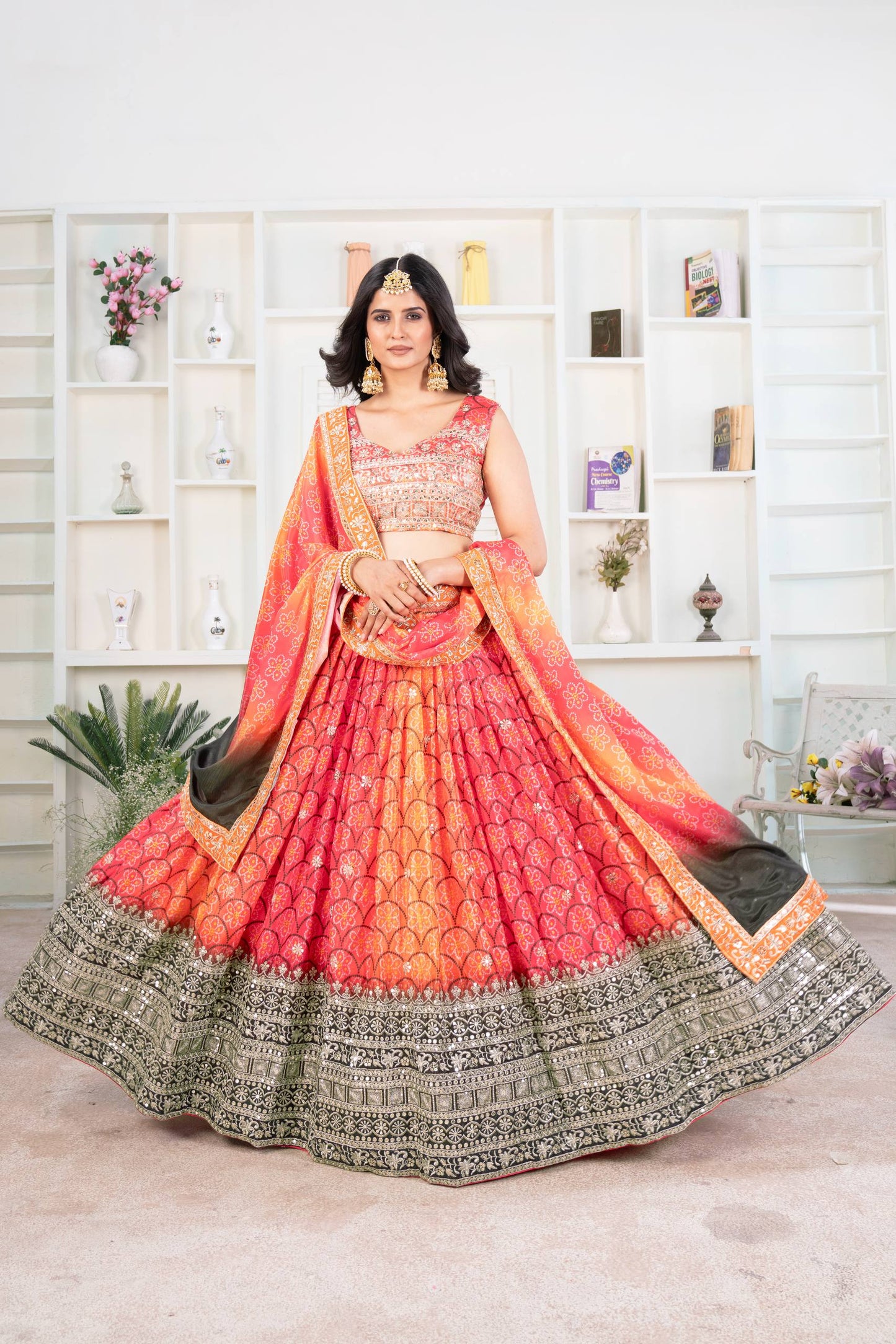 Glow in Gold – Designer Lehenga Magic ✨🌼