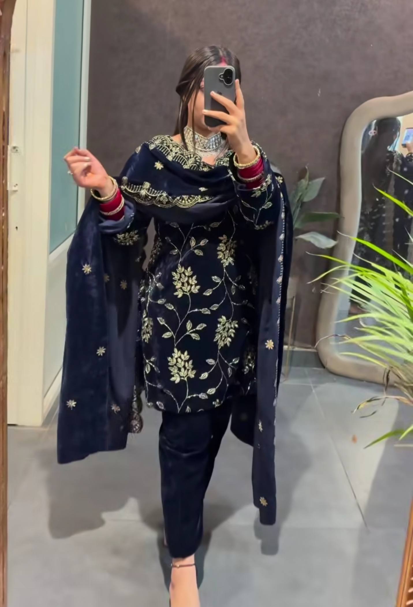 Velvet Royalty Suit Set -NF-1259✨ 👑 ✨