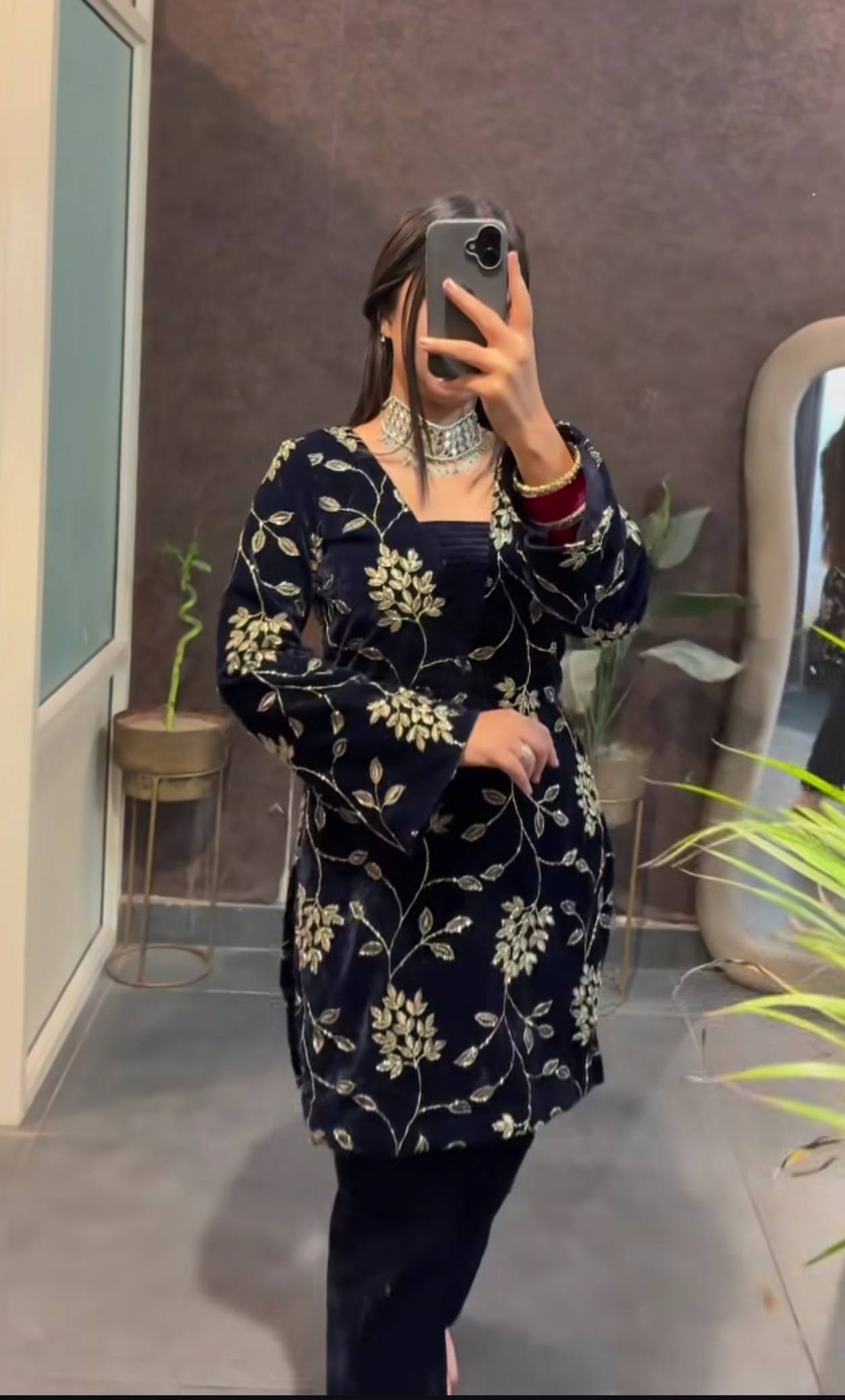 Velvet Royalty Suit Set -NF-1259✨ 👑 ✨