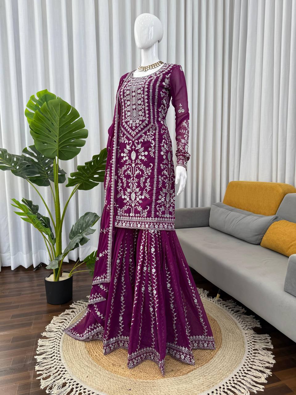 5000 Series – Premium Elegance Sharara, One Level Up-RTC-5938 🌟
