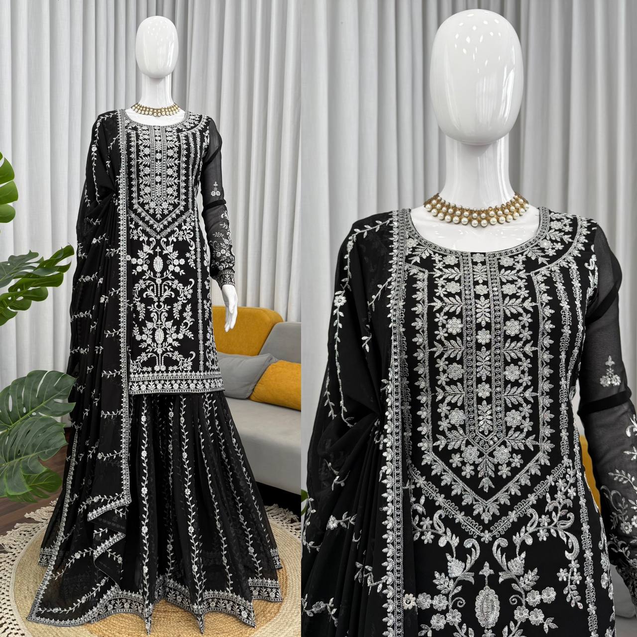 5000 Series – Premium Elegance Sharara, One Level Up-RTC-5938 🌟