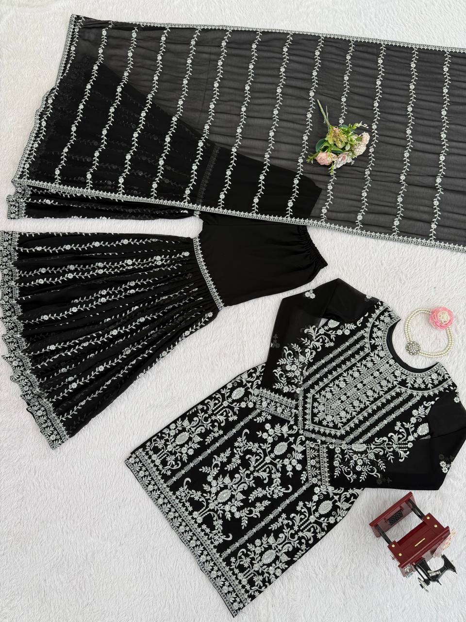 5000 Series – Premium Elegance Sharara, One Level Up-RTC-5938 🌟