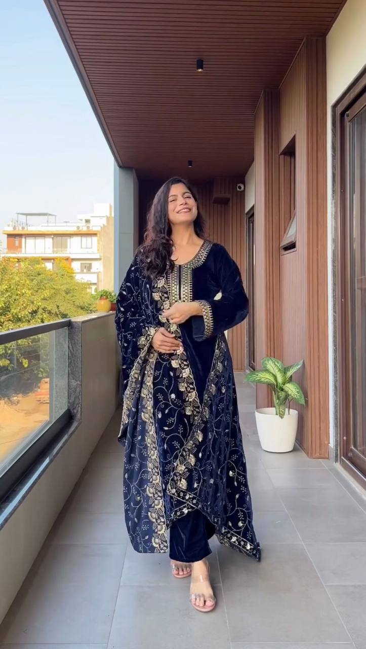 2025 Premium Velvet Winter Suit Set-LG-2023❄️✨  ✨❄️