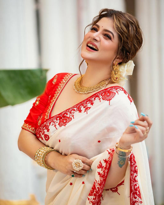 Catonic Rangoli Silk Saree – Elegance Redefined -NC - 5493 💖💖