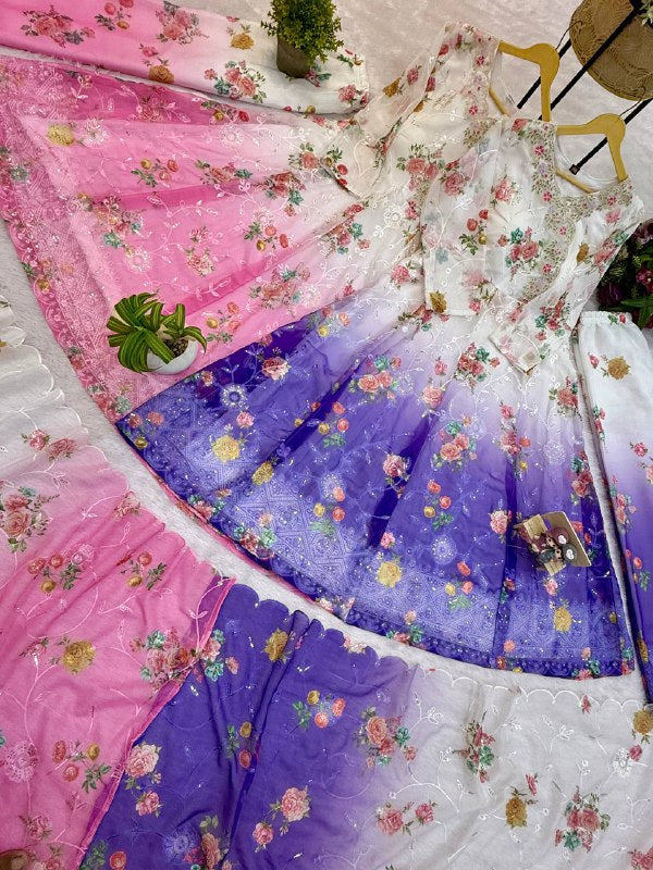 New Trending Anarkali Gown–Dupatta Set on Faux Georgette-ST-1126 💎🔥