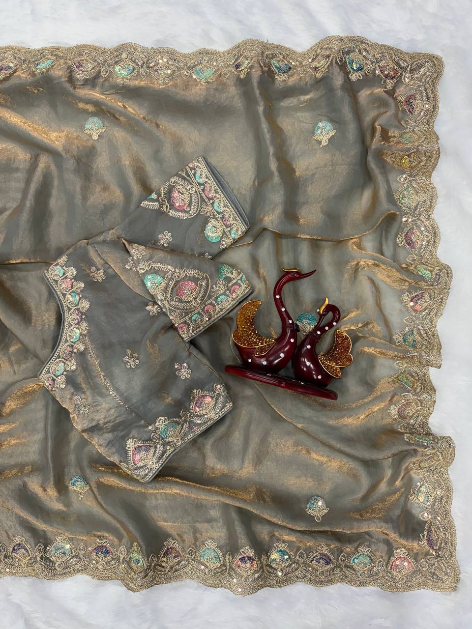 Dual Shine Saree -NC-5447 💫💫