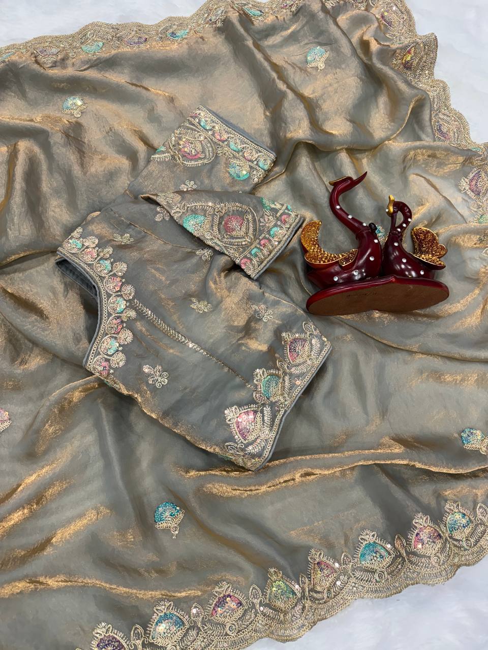 Dual Shine Saree -NC-5447 💫💫