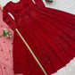 Black colour Graceful Faux Georgette Lehenga Choli Set with Sequins Work