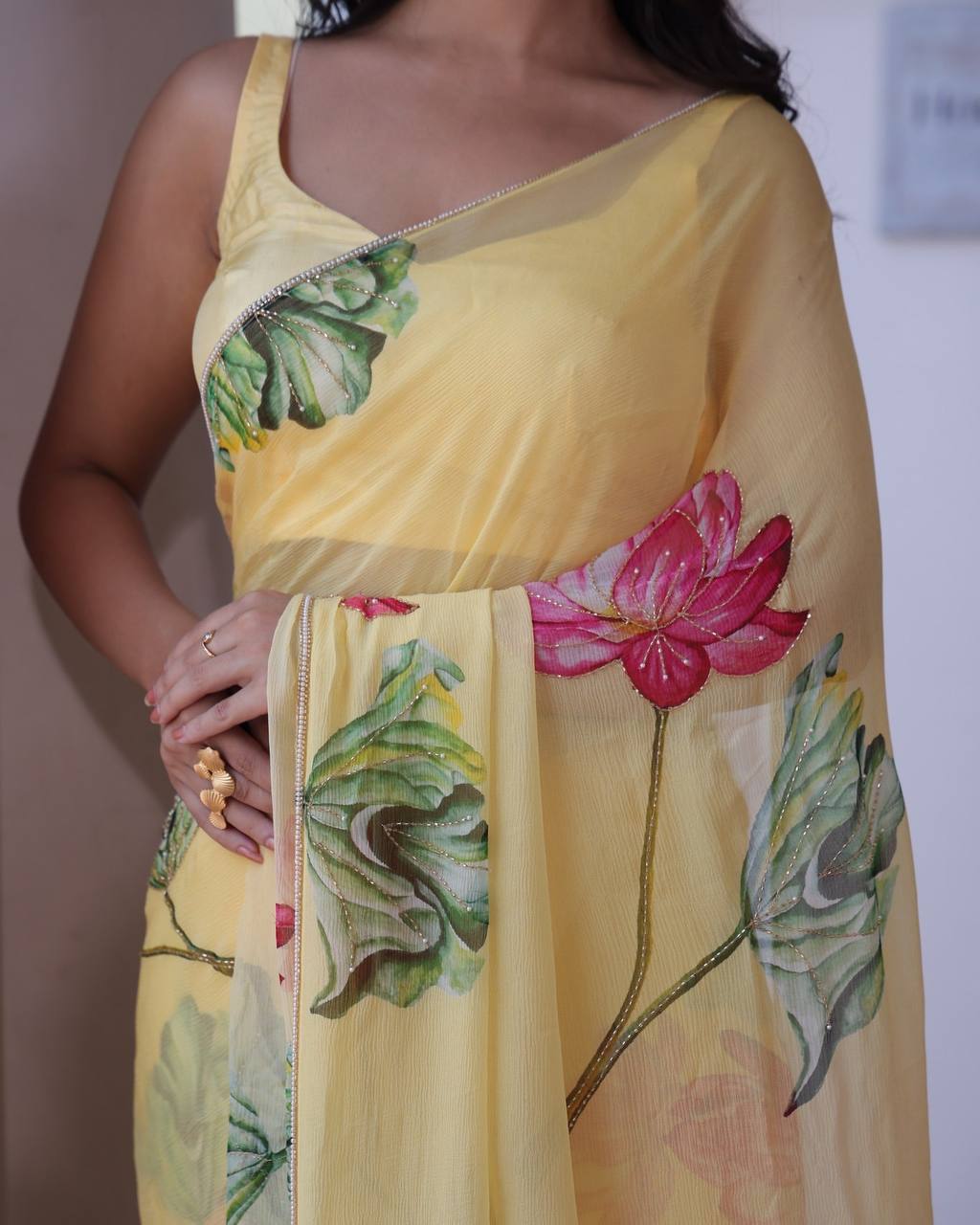Floral Glow Saree Collection-NC-5497🌸🌸