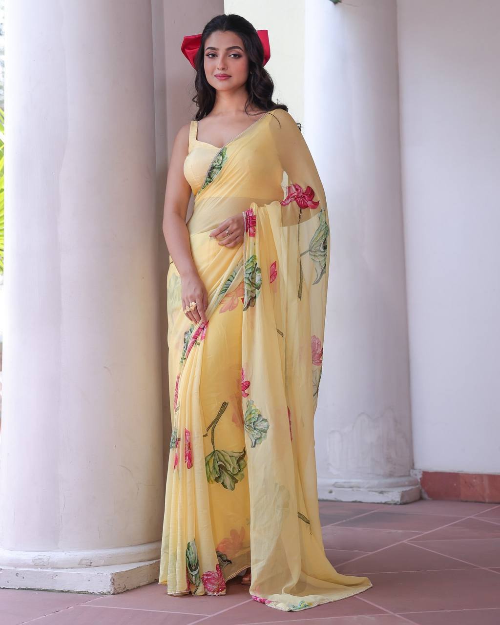 Floral Glow Saree Collection-NC-5497🌸🌸
