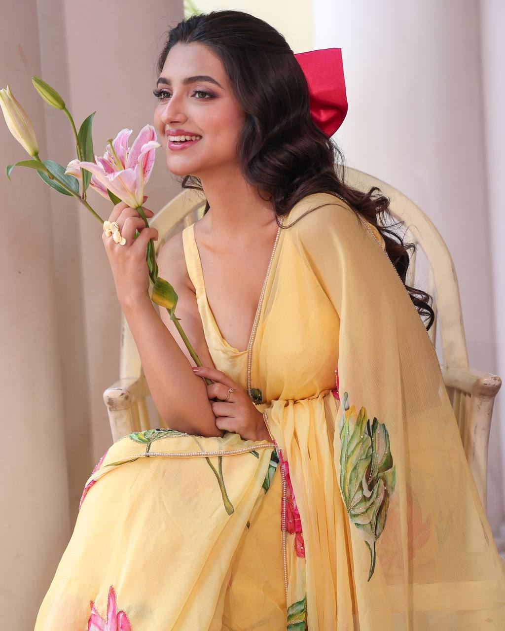 Floral Glow Saree Collection-NC-5497🌸🌸