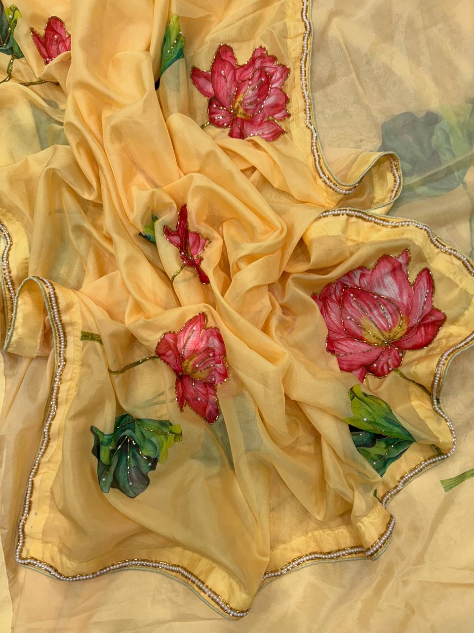 Floral Glow Saree Collection-NC-5497🌸🌸