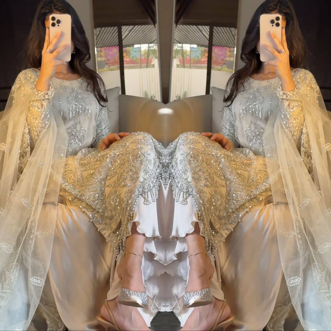 Sparkle Charm – Designer Soft Net 3-Piece Suit Set-KF-1703 💖💖