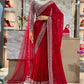 ✨ Designer Tibby Silk Saree – A Karwa Chauth Special Elegance ✨
