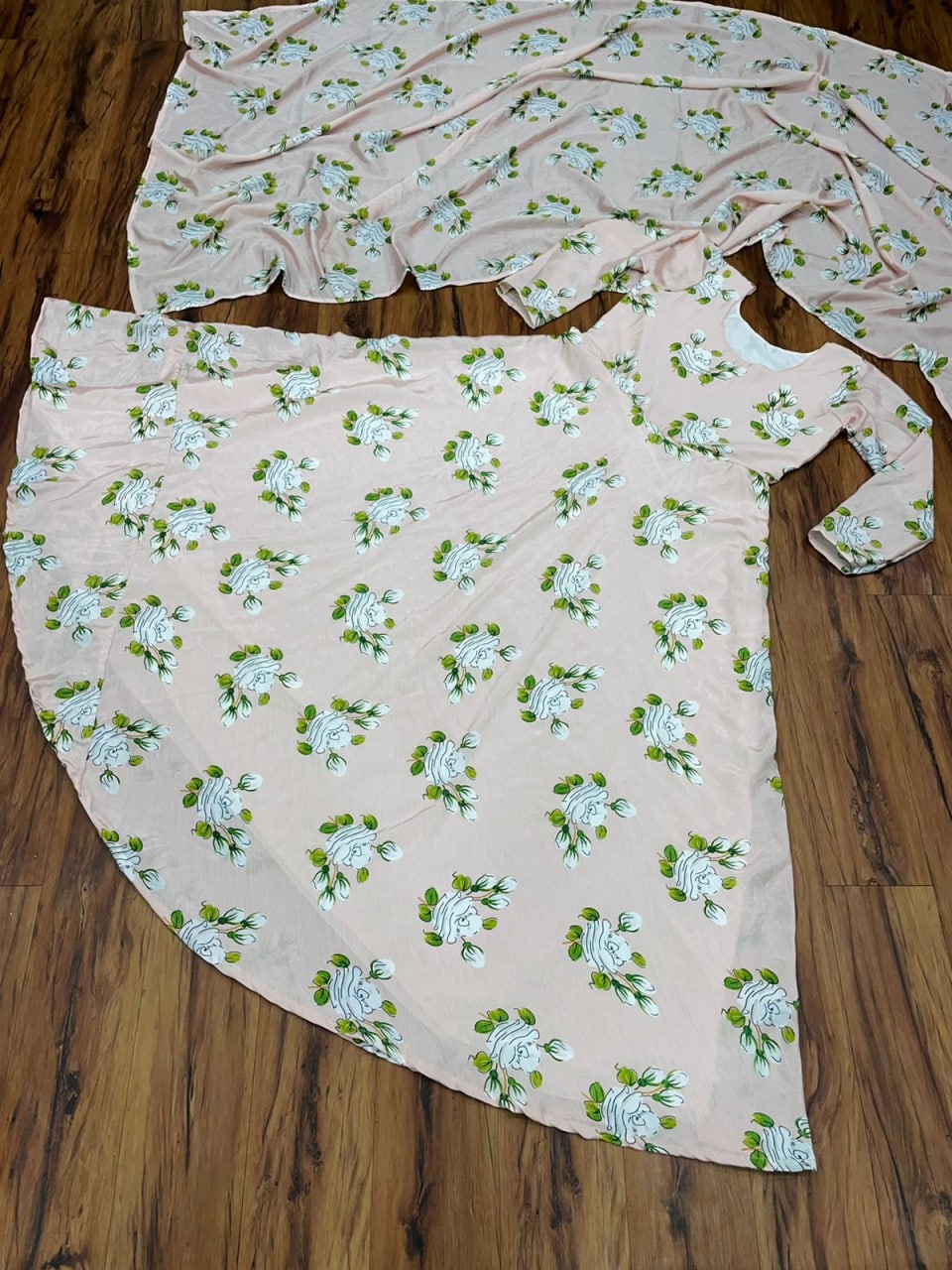 Elegant Chinon Silk Gown – New Trending Design-KD-1073 💃🌸