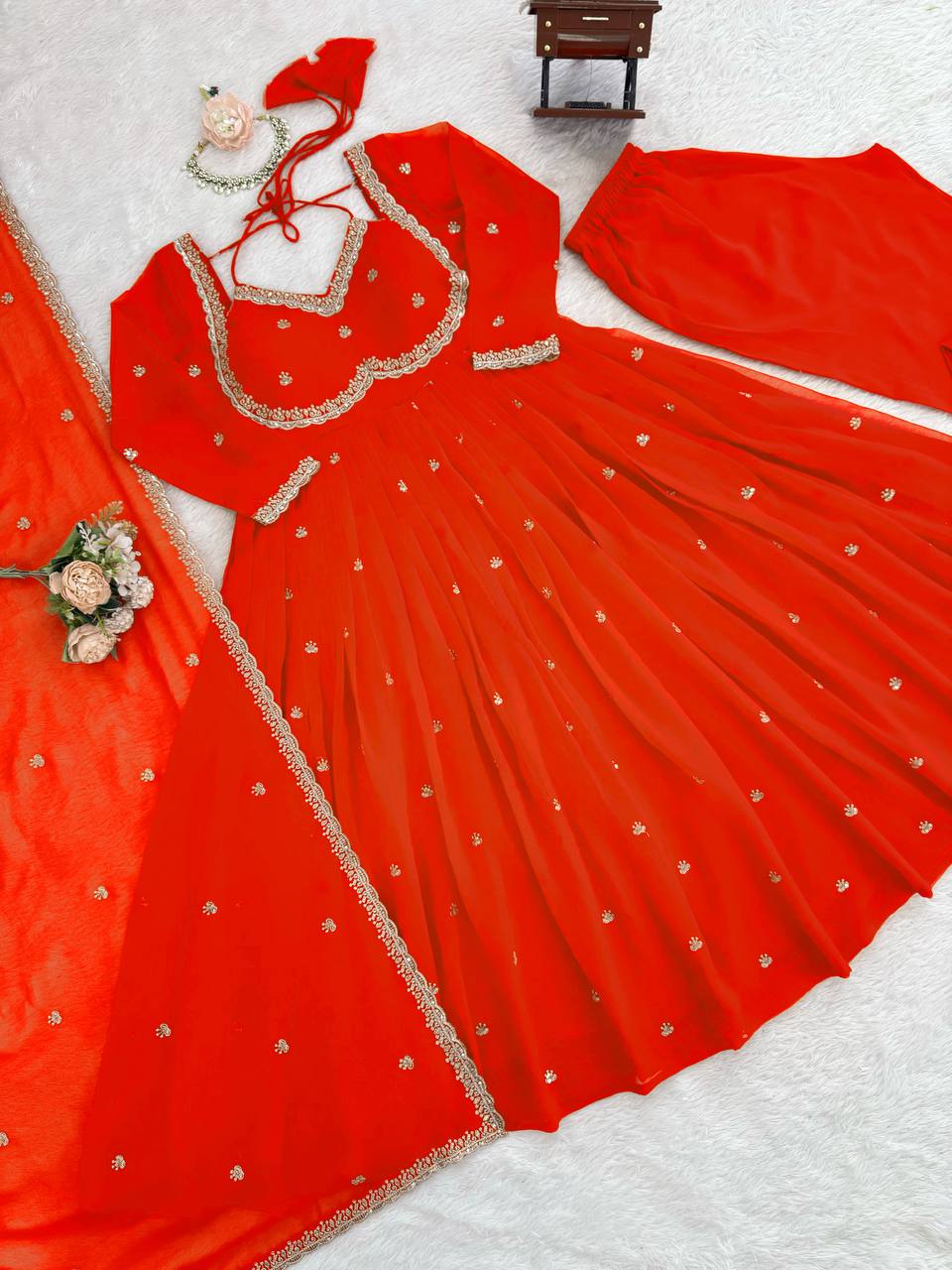 5000 Series 3-Piece Anarkali Set - RTC-5924