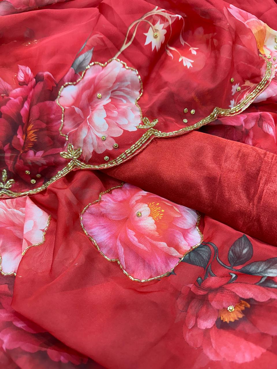 Floral Grace Saree Collection-NC-5513 💐💖💐