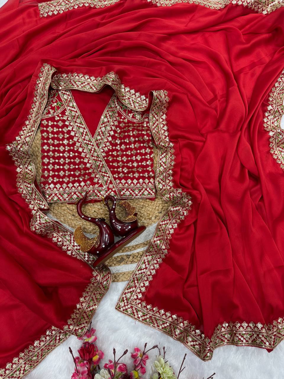 Shimmer & Shine Saree -NC 5514 💫💫