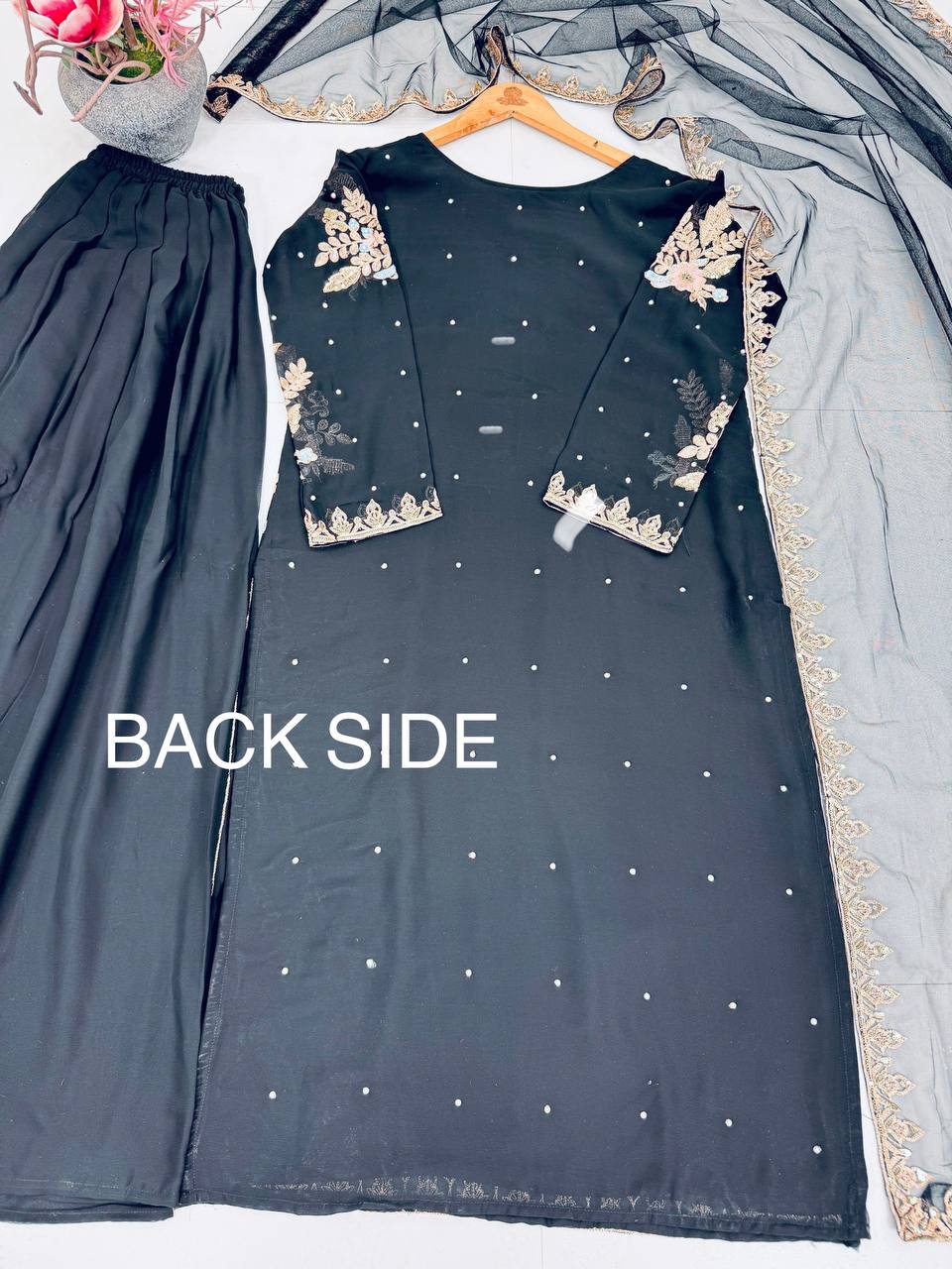 Elegant Pearl Glow – Designer 3-Piece Suit Set-KF-1705 💫💫